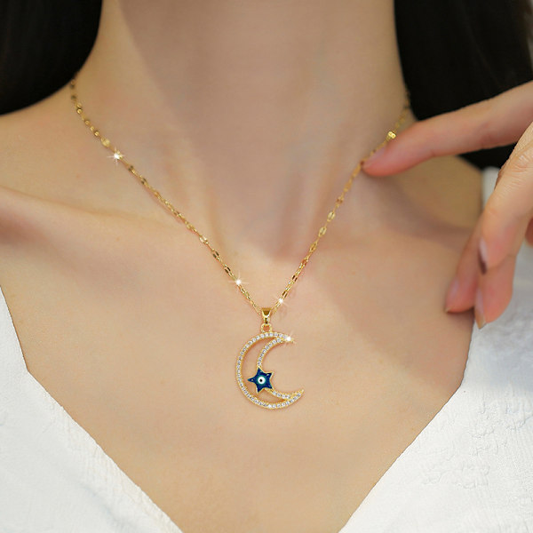 Nio planeter hänge halsband Sailor Moon Guardian Star Clavicle halsband,