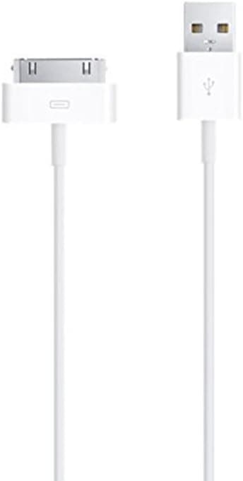 USB-ladekabel kompatibel med iPhone 4 4S 3G 3G 1m Hvit