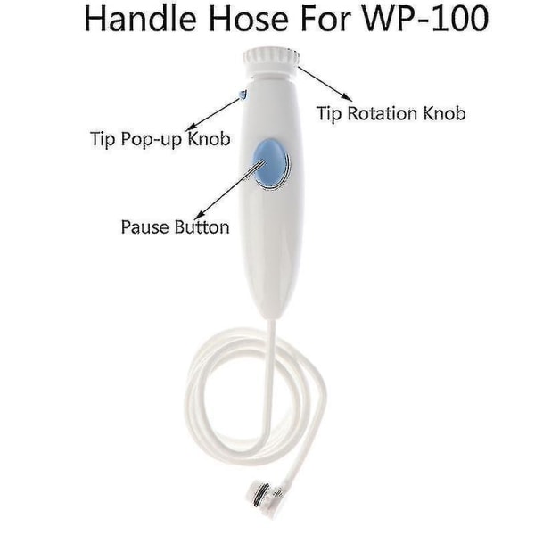 1 stk. Oral Irrigator Vannslange Håndtak Reservedel For Waterpik Wp-100