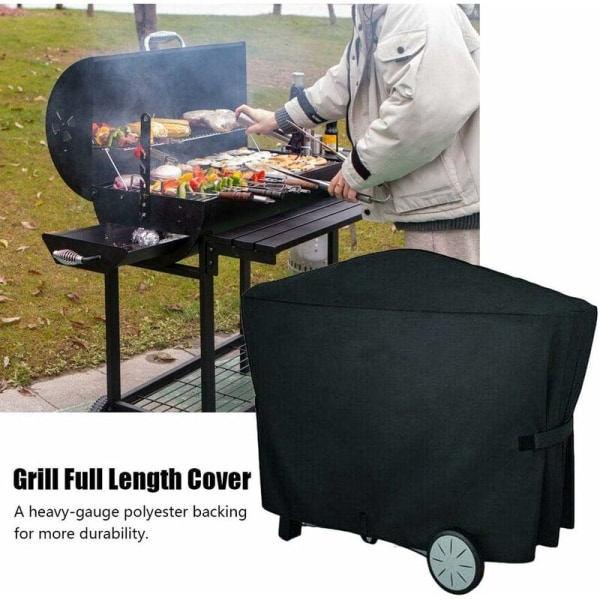 Grillin kansi suojus grilli suojukset (Weber Q 2000 ja 3000 kaasugrilliin), vedenpitävä, UV-kestävä (112,4 x 64,1 x 95,6 cm)