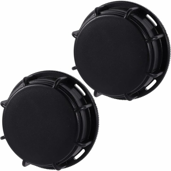2 IBC S60 plugger for 1000L tank, kran og slangebeslag for regntank og beholder
