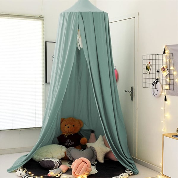 Baby bed canopy - Lace mosquito net - bedroom, dressing room (green)65*270*