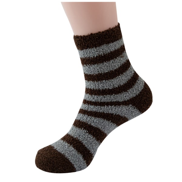 Herre Fuzzy Socks, Varm Vinter Fluffy Hyggelig Slipper Fleece Sokker fo