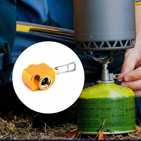 Camping Gasskomfyr Propan Påfyllingsadapter Propan Tank Tilkobling Kjøkken Tilbehør