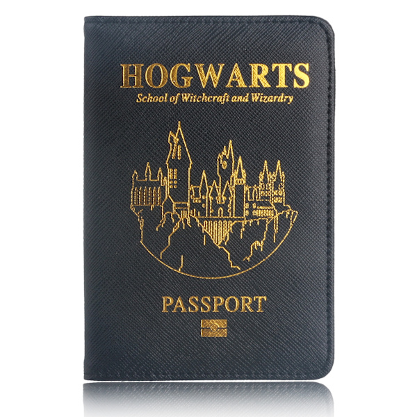 Harry Potter Passholder Hogwarts Svart