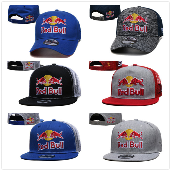 Red Bull Flat Brim Racing Cap Outdoor Sports Solskydd Cap M