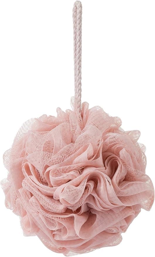 Badesvampe, bruseluffa til kropspeeling, pink