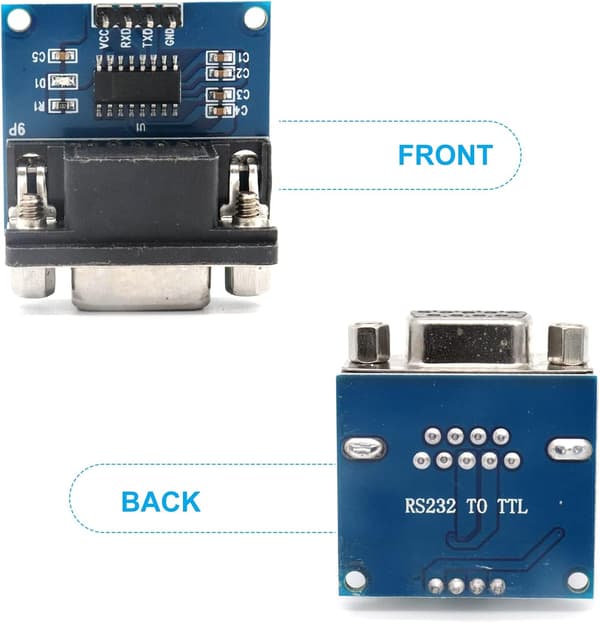 5-pack MAX3232-anslutningschip - RS232 till hon-TTL-rotmodul - Lämplig