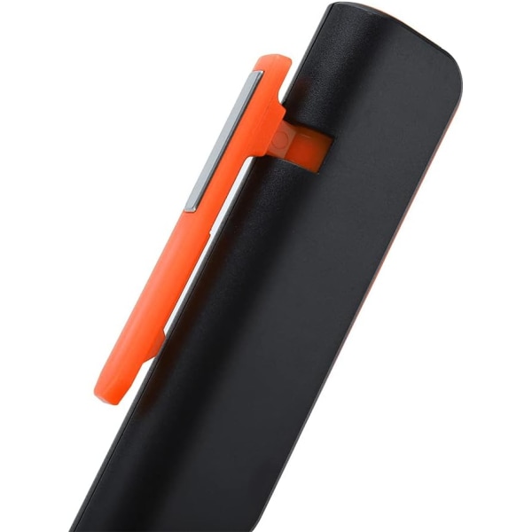 Lommelygte i lommeformat, USB-genopladelig COB LED-lommelygte, klips