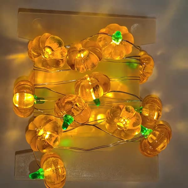LED Höstgirlang, 3M 30LED Höst Fe-ljus, Höst String Ljus Dekoration