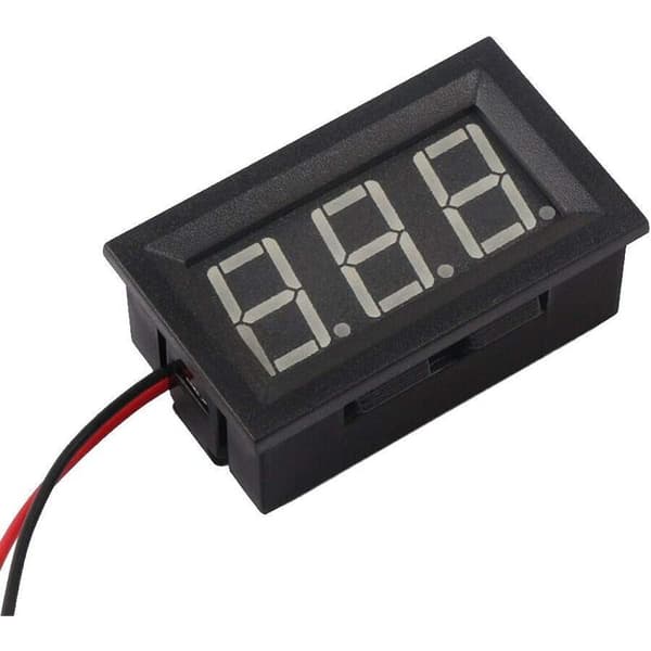 Nyt LED digitalt displaypanel 30V 0,36 tommer tretråds voltmeter DC voltmeter