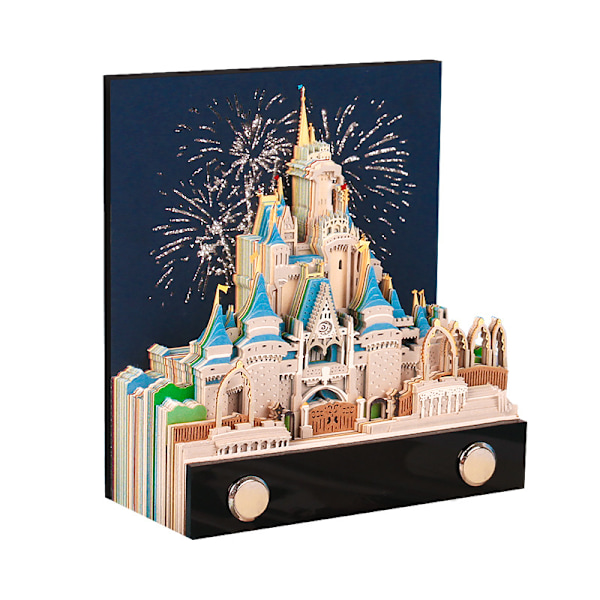 3d Notisblok 3d Kalender 2024 Sakura Treehouse Bordkalender med