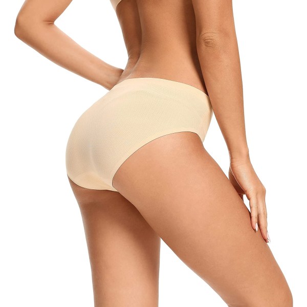 Dam Seamless Hipster Trosor Stretch Andas No Show Bikini Underkläder