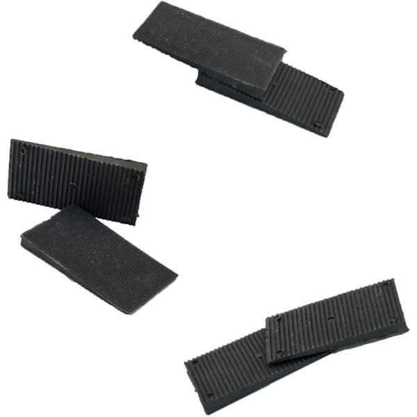 57mm x 32mm Lasitusvälilevy ikkunoiden lasitukseen, lasilattioiden shim lasitiivistevälilevyt, musta (100 kpl)