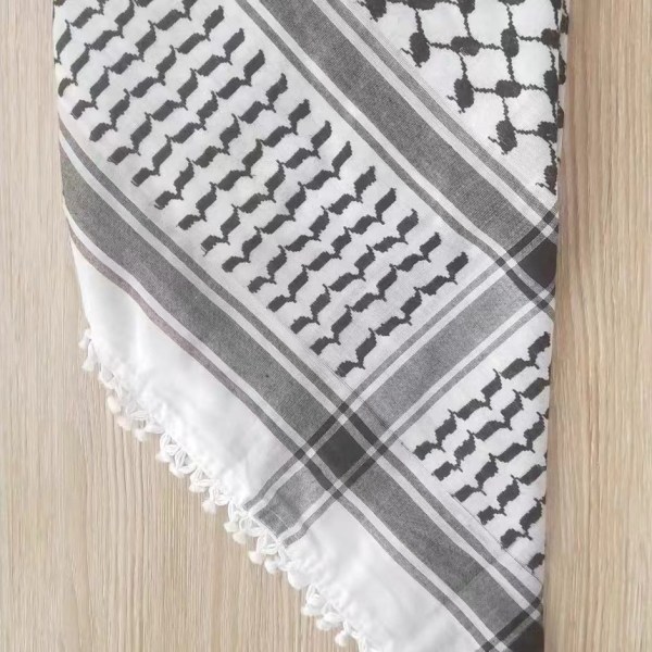 Arabisk mellemøstlig tørklædeomslag 125*125cm