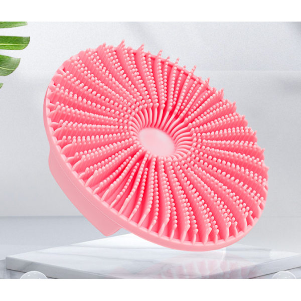 2 st Silikonkroppsborstar, Skonsam Exfolierande Silikon Loofah Kroppsskrubb med Skummande Borst, Långvarig och Mer Hygienisk än Traditionella Sho