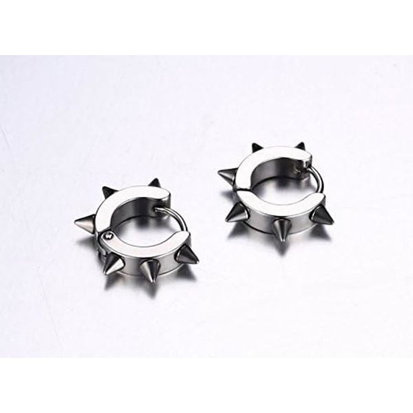 Titanium Stål Stud Øredobber Pigg Stud Øredobber (Stålfarge) Gutt/Menn Gave