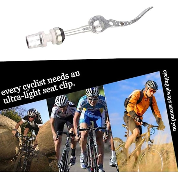 Cykelklemme - Hurtigudløser Cykelsadelpind Let og Holdbar,Si