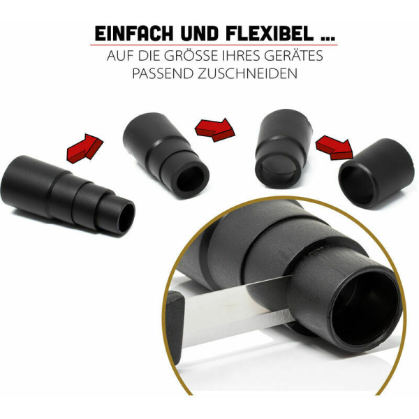 Støvsuger slange reduksjonsadapter egnet for f.eks. B.Bosch Karcher