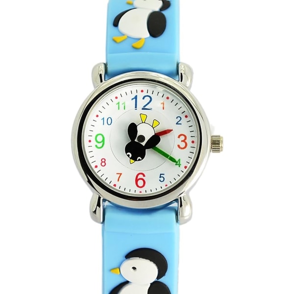 Söpö toddler watch 3D silikoniranneke watch, sininen