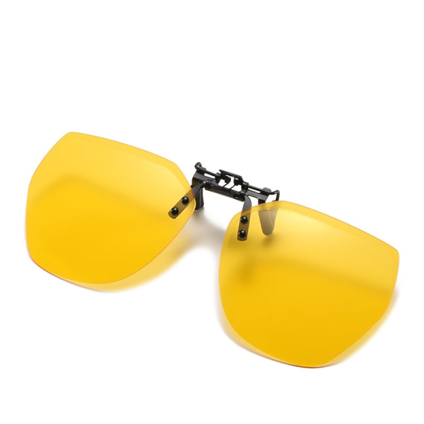Polariserte nattsynsbriller Flip-solbriller Bruk reseptbelagte briller, S