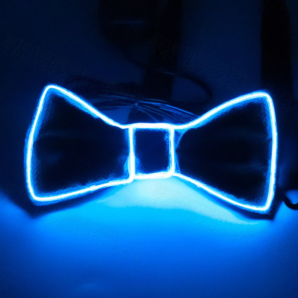 LED Light Up fluga Perfekt för Halloween Rave Party blå