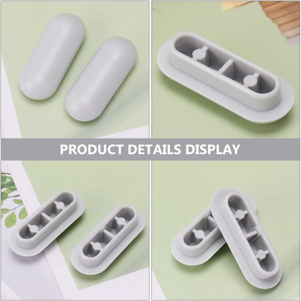 4 stk. Universal Toiletsæde Buffer Buffers Toiletsæde Buffer Kit Plasti
