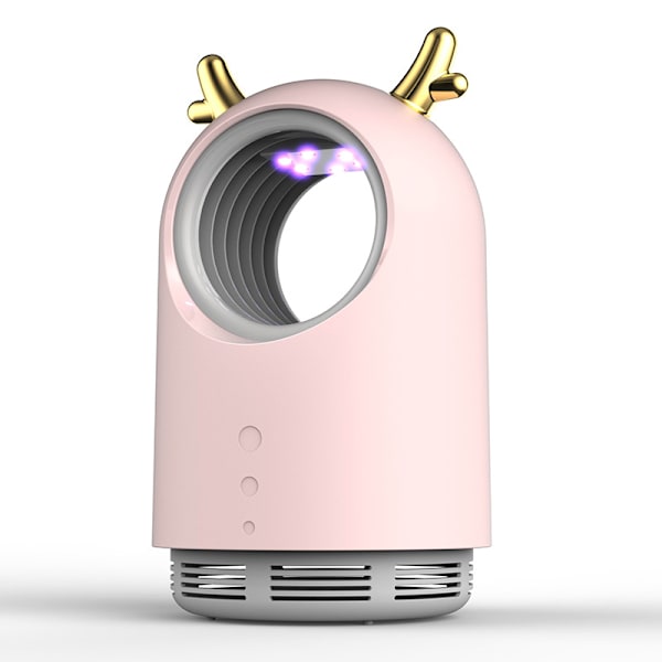 Sähköinen hyttystenkarkotinlamppu, Usb-hyönteisansalukärpäsenloukku, hyttysansalukku, hylkylamppu, makuuhuoneeseen, olohuoneeseen, keittiöön, vaaleanpunainen (1 kpl)