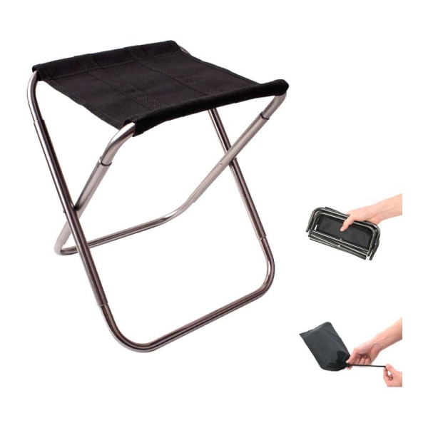 Utendørs sammenleggbar stol Rustfritt stål Piknikstol Oxford Cloth Piknik Chai
