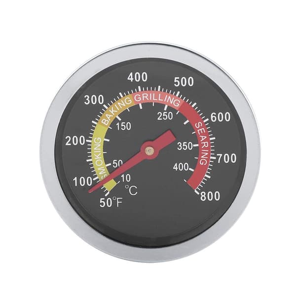 BBQ rustfritt stål termometer bimetall ovn termometer temperaturmåler