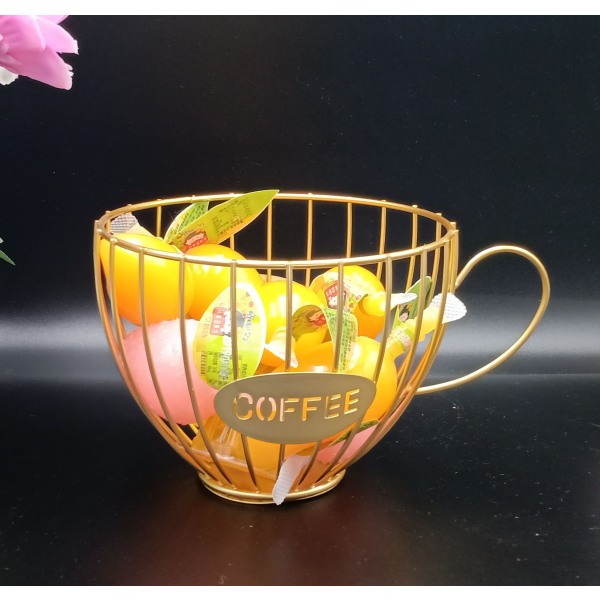 1 stk Universell Kaffe Kapsel Oppbevaringskurv Vintage Kaffe Pod Organizer,go