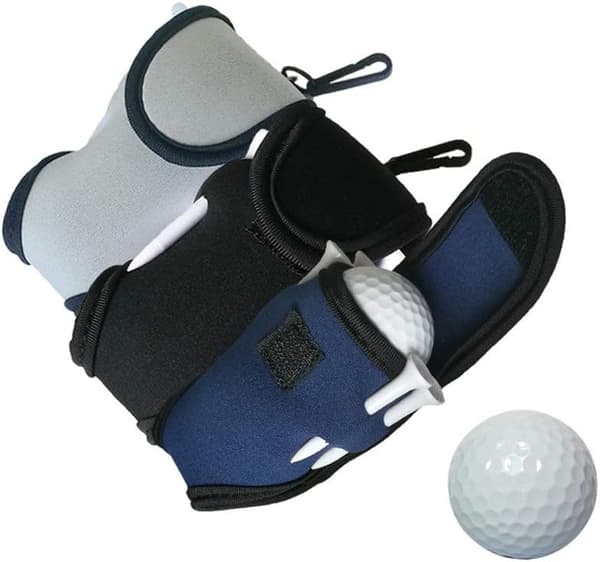 Golfbollar och tees hållare påse väska förvaringsfodral