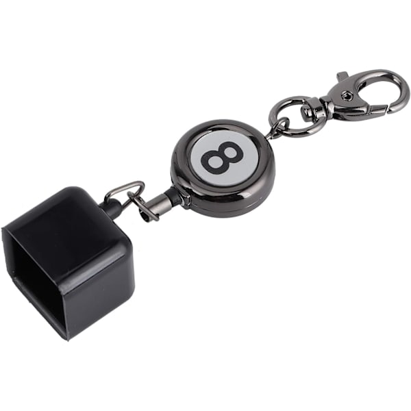 Biljardi Snooker Pool Cue Chalk Holder, Snooker Cue Chalk Box Retractable Key Ringillä Biljardi Cue Snooker Tarvikkeet