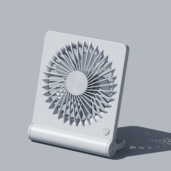 1 stk. Mini bærbar ventilator - til behagelig afkøling - Ideel til hjem, kontor og rejser