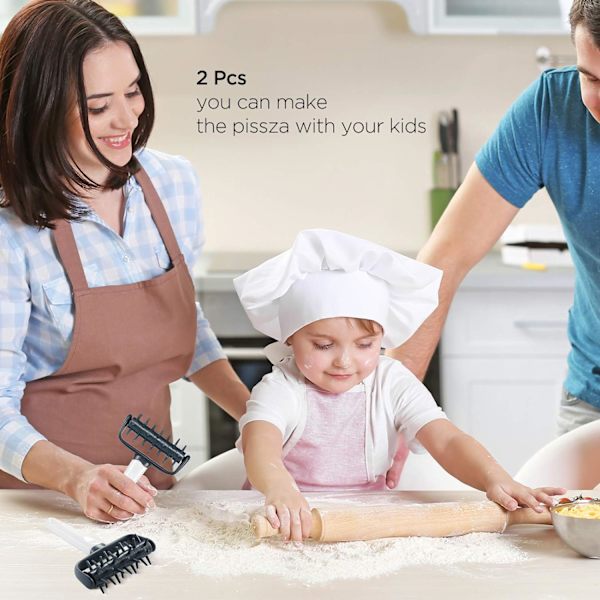 2 st Pizzadegsrulle, Pizzahålsslag, Tårta Paj Pizza Cookie Bröd