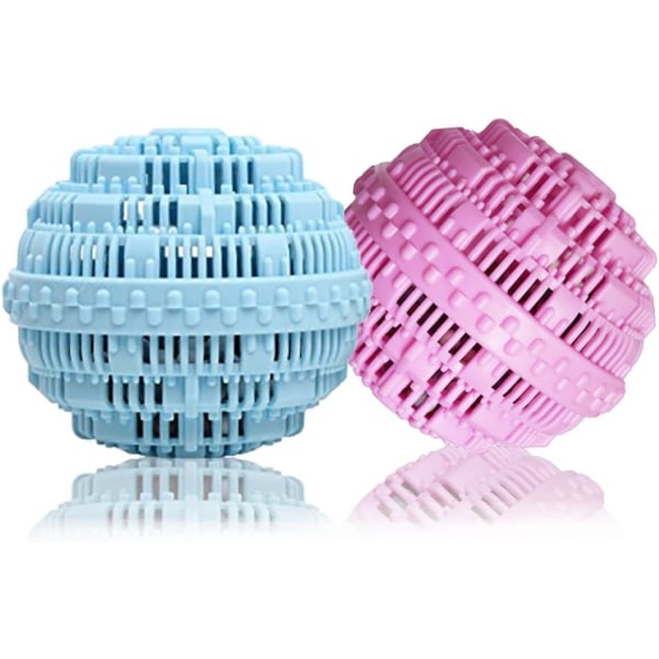 Miljövänlig tvättboll Super tvättbollar, set med 2 (ljusblå och ljus P