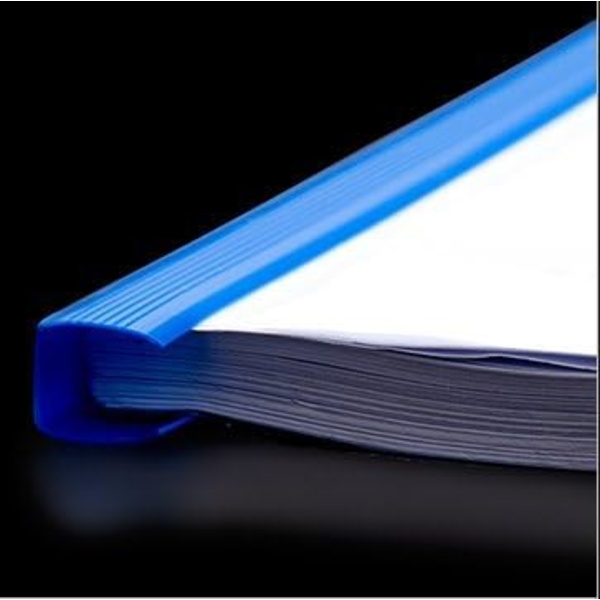 Plastik Mappe 10mm Skydebar Rapportmapper, 40 Ark Kapacitet, Transparent CV Præsentation Mappe Organizer Binder til A4 Størrelse Papir, 10 Stk
