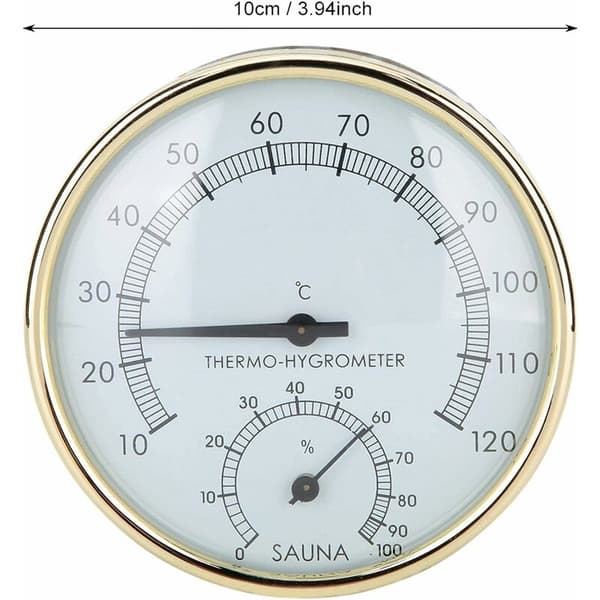 Digital badstue termometer hygrometer fuktighet temperaturmåler, badstue