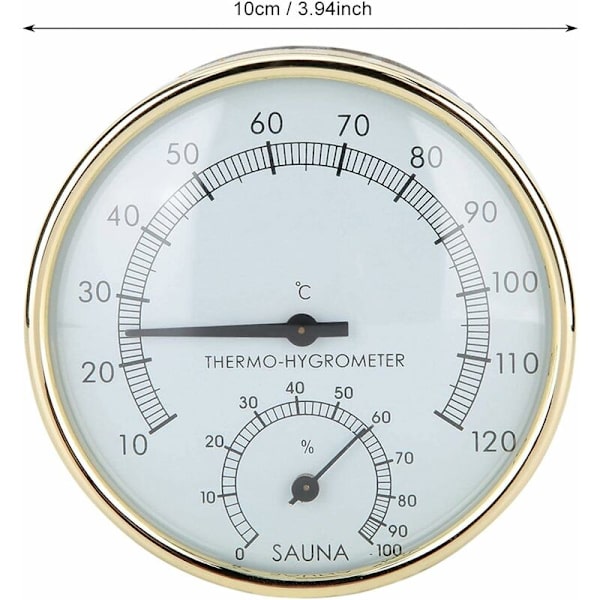 Digital basturumstermometer hygrometer fuktighetstemperaturmätare, bastu