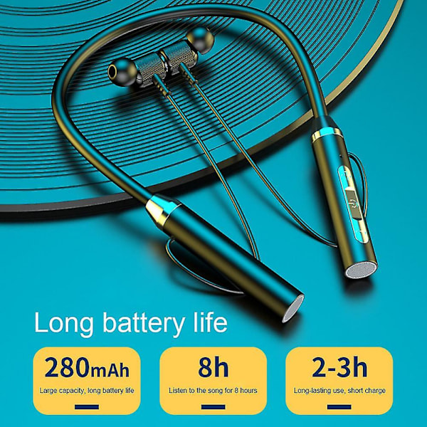 Langattomat Bluetooth 5.2 -kaulanauhakuulokkeet