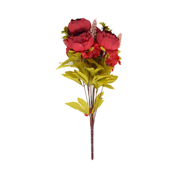 Konstgjorda blommor Vacker blombukett Heminredning (47cm)