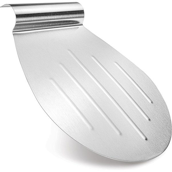 Kaktång - platt rostfri kaksparare - formstabil kaklyftare med infälld grepp - ideal som tårtbotten, hjälp vid tårtberedning och pizzaskal 26,8*27,2cm