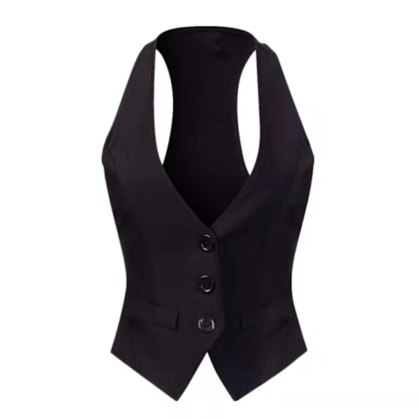 Elegant og alsidig racerback-vest til kvinder - Tuxedo-jakkesæt - L