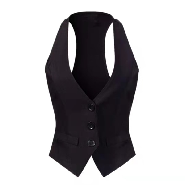 Elegant og alsidig racerback-vest til kvinder - Tuxedo-jakkesæt - XL