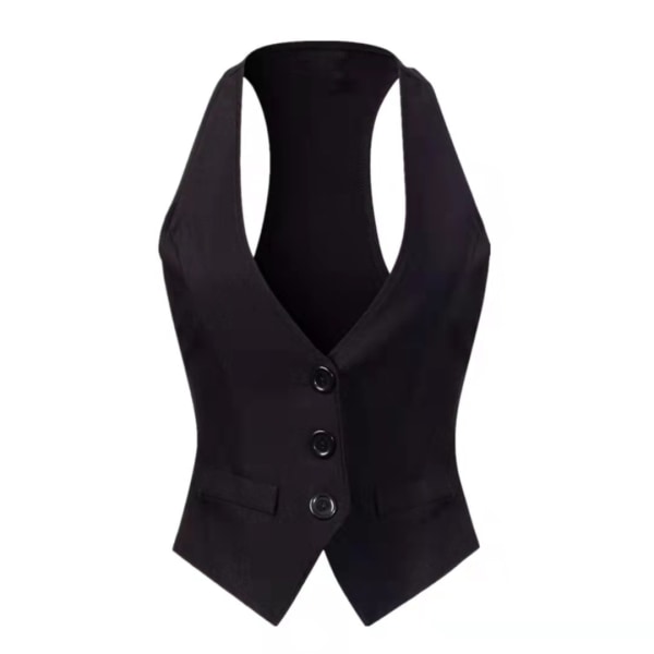 Kvinder Dressy Casual Alsidig Racerback Vest Tuxedo Suit Vest XL