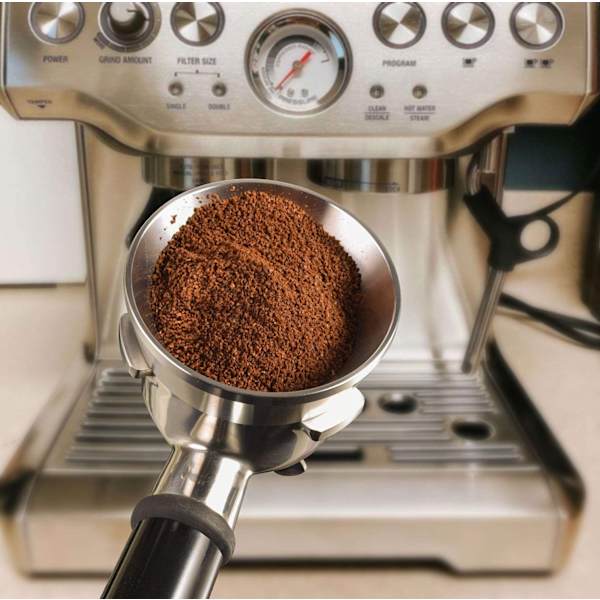 58mm pohjaton portafilter espressokone ruostumaton teräs alaston portafil