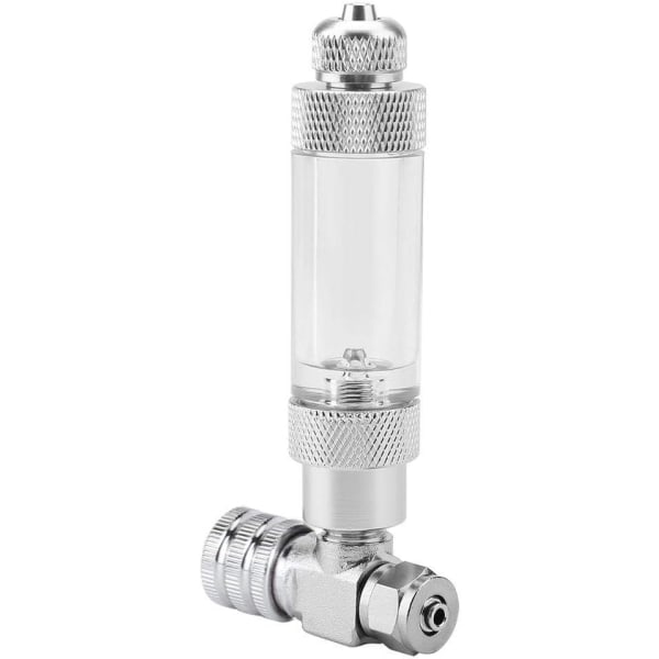 Akvarie CO2-kontrolventil i rustfrit stål Akvariesystem CO2-regulator Aq