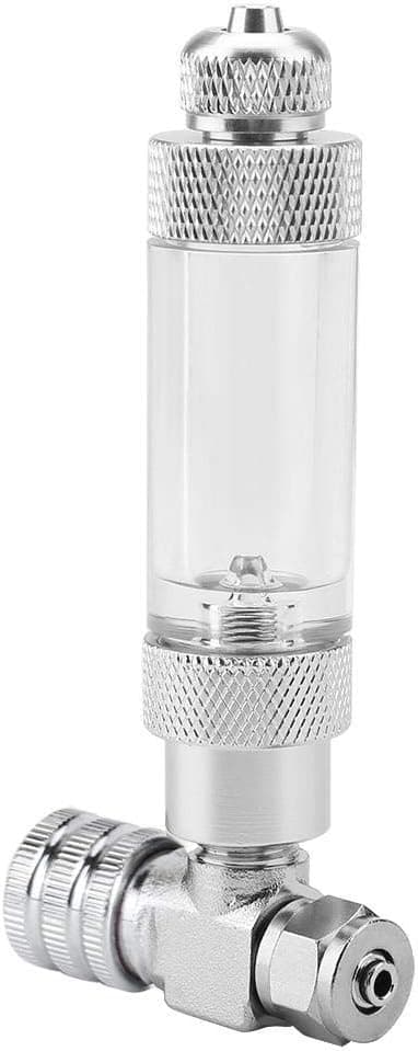 Akvarium CO2-kontrollventil i rostfritt stål Akvariesystem CO2-regulator Aq