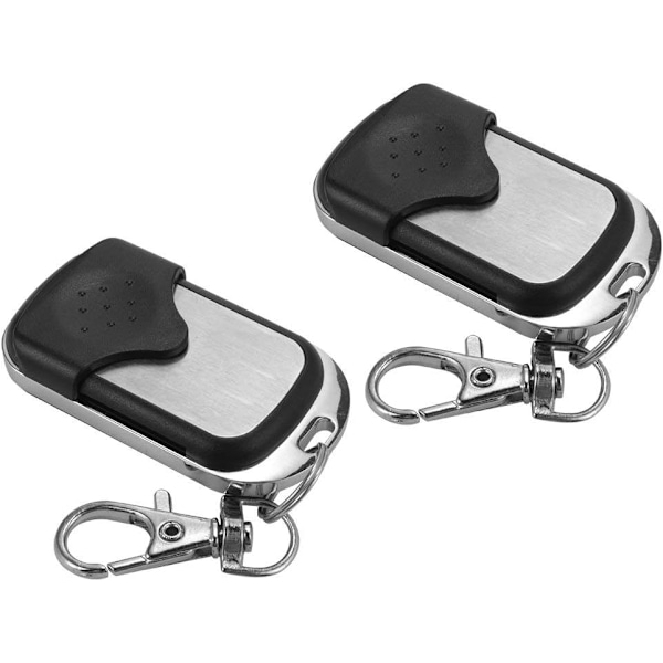 Set med 2 universella fjärrkontroller för automatiska grindar, med fast kod, frekvens 433,92 MHz