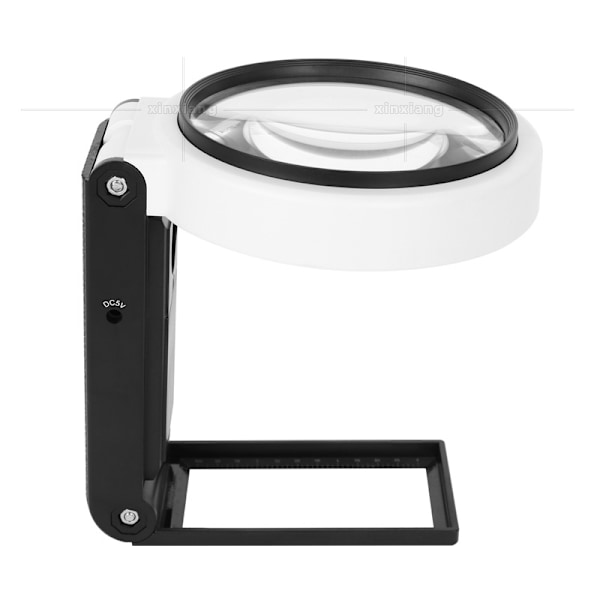 Suurennuslasi valolla, 5X 25X suurennuslasi 8 LED-valolla